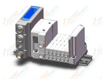 SMC SS0750-06C4C8SEAN-D plug-in type stacking manifold, 3 PORT SOLENOID VALVE