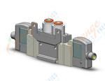 SMC SY5220-5WO-C6-F2 valve, dbl sol, 4/5 PORT SOLENOID VALVE