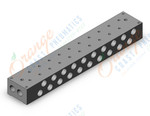 SMC VV5K3-42-10-01T manifold, extruded aluminum bar, 4/5 PORT SOLENOID VALVE