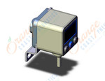 SMC ZSE40AF-WF1-V-PB-X501 2-color hi precision dig pres switch, VACUUM SWITCH, ZSE40, ZSE40A