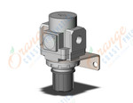 SMC AR40K-N02BE-1Z-B regulator, REGULATOR, MODULAR F.R.L.