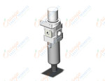 SMC AW30-03BD-2R-B filter/regulator, FILTER/REGULATOR, MODULAR F.R.L.