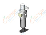 SMC AW30-03BDE3-ZA-B filter/regulator, FILTER/REGULATOR, MODULAR F.R.L.