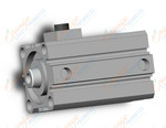 SMC CBQ2B40-20DC-RN cyl, compact, locking, COMPACT CYLINDER