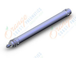 SMC CD76E40-250S-B cylinder, air, standard, ISO ROUND BODY CYLINDER, C75, C76