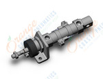 SMC CD85N20-25JL-B-M9PMAPC cylinder, iso, dbl acting, ISO ROUND BODY CYLINDER, C82, C85