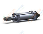 SMC CDA2D50-100Z-W air cylinder, tie rod, TIE ROD CYLINDER