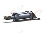 SMC CDA2D50TN-75Z-NW air cylinder, tie rod, TIE ROD CYLINDER