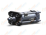 SMC CDA2F40-50Z-M9PMDPC air cylinder, tie rod, TIE ROD CYLINDER