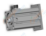 SMC CDBQ2G80-50DC-RL-M9PSAPC cyl, compact, locking, sw capable, COMPACT CYLINDER