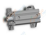 SMC CDBQ2L32-25DC-HN cyl, compact, locking, sw capable, COMPACT CYLINDER