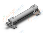 SMC CDG5LN20TNSR-75-X165US cg5, stainless steel cylinder, WATER RESISTANT CYLINDER