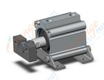 SMC CDQ2L40TN-20DZ-E compact cylinder, cq2-z, COMPACT CYLINDER