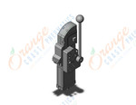 SMC CKZT50-105-DCK9412K clamp cylinder, jpn spl, CLAMP CYLINDER