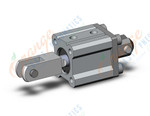 SMC CQ2D16-10DM-W compact cylinder, cq2, COMPACT CYLINDER