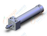 SMC CD76RAF32-100-B cylinder, air, direct mount, ISO ROUND BODY CYLINDER, C75, C76