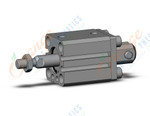 SMC CDQSD16-10TM cylinder, compact, COMPACT CYLINDER