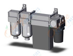SMC IDG3V4-01 air dryer, membrane w/sep/reg, MEMBRANE AIR DRYER