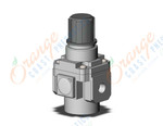 SMC AR40K-02E-Y-B regulator, REGULATOR, MODULAR F.R.L.