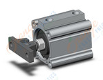 SMC CDQ2A40TN-20DFCZ-D compact cylinder, cq2-z, COMPACT CYLINDER