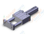 SMC CXTM25-100-M9NWZ cyl, platform, slide bearing, GUIDED CYLINDER