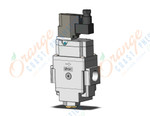 SMC AV3000-N03S-5DZB-Z-A soft start-up valve, VALVE, SOFT START