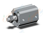 SMC CDQ2B20-10DFCMZ compact cylinder, cq2-z, COMPACT CYLINDER