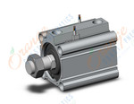 SMC CDQ2B50-40DCMZ-M9PWVSDPC compact cylinder, cq2-z, COMPACT CYLINDER