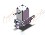 SMC VXZ232DAGXB pilot op 2 port solenoid valve, (n.c.), 2 PORT VALVE