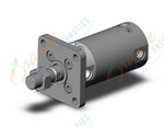 SMC CDG1FA50-25Z cg1, air cylinder, ROUND BODY CYLINDER