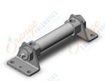 SMC CDM2L20TN-50FZ cylinder, air, ROUND BODY CYLINDER