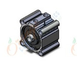 SMC NCDQ2B100-25DZ-M9PVZS compact cylinder, ncq2-z, COMPACT CYLINDER