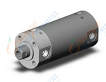 SMC CDG1BA40-25FZ cg1, air cylinder, ROUND BODY CYLINDER