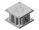 SMC MGF40TN-30-M9NM cylinder, guide, with auto switch, GUIDED CYLINDER