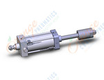 SMC NCDA1U325-0500HA-F5PZ-XC8 cylinder, nca1, tie rod, TIE ROD CYLINDER