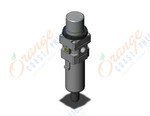 SMC AW30-F03CH-A filter/regulator, FILTER/REGULATOR, MODULAR F.R.L.