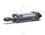 SMC CDA2D50TN-125Z-W-A93Z air cylinder, tie rod, TIE ROD CYLINDER