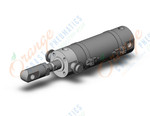 SMC CDG1UN40-75Z-V-M9B cg1, air cylinder, ROUND BODY CYLINDER