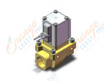 SMC VXZ242FEB pilot op 2 port solenoid valve, (n.c.), 2 PORT VALVE