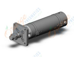 SMC CDG1FN50-125Z-M9PWSAPC-XC6   cylinder, CG/CG3 ROUND BODY CYLINDER 