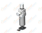 SMC AW40-N02DG-Z-B filter/regulator, FILTER/REGULATOR, MODULAR F.R.L.