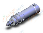 SMC CD76F32-25S-B cylinder, air, standard, ISO ROUND BODY CYLINDER, C75, C76