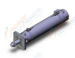 SMC CDBG1FA40-150-HN-M9PL-C cbg1, end lock cylinder, ROUND BODY CYLINDER