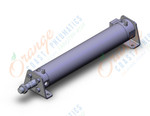 SMC CDBG1LA40-200-HN cbg1, end lock cylinder, ROUND BODY CYLINDER