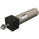 SMC CDG1RN50-500Z-X1034 block mount air cylinder, ROUND BODY CYLINDER