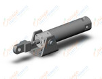 SMC CDG1UA20-50Z-NV cg1, air cylinder, ROUND BODY CYLINDER