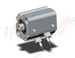 SMC CDQ2B20-10DCZ-L-M9BVL compact cylinder, cq2-z, COMPACT CYLINDER