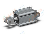 SMC CDQ2D80-75DMZ-W-A93Z compact cylinder, cq2-z, COMPACT CYLINDER