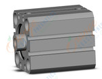 SMC CDQSB25-15DF cylinder, compact, COMPACT CYLINDER