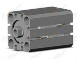 SMC CDQSBS25-20DC-M9PL cylinder, compact, COMPACT CYLINDER